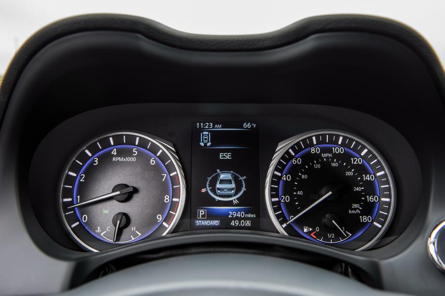 Панель приборов Infiniti Q50 Red Sport 400 2016 года  (NA) (фото 20 из 36)